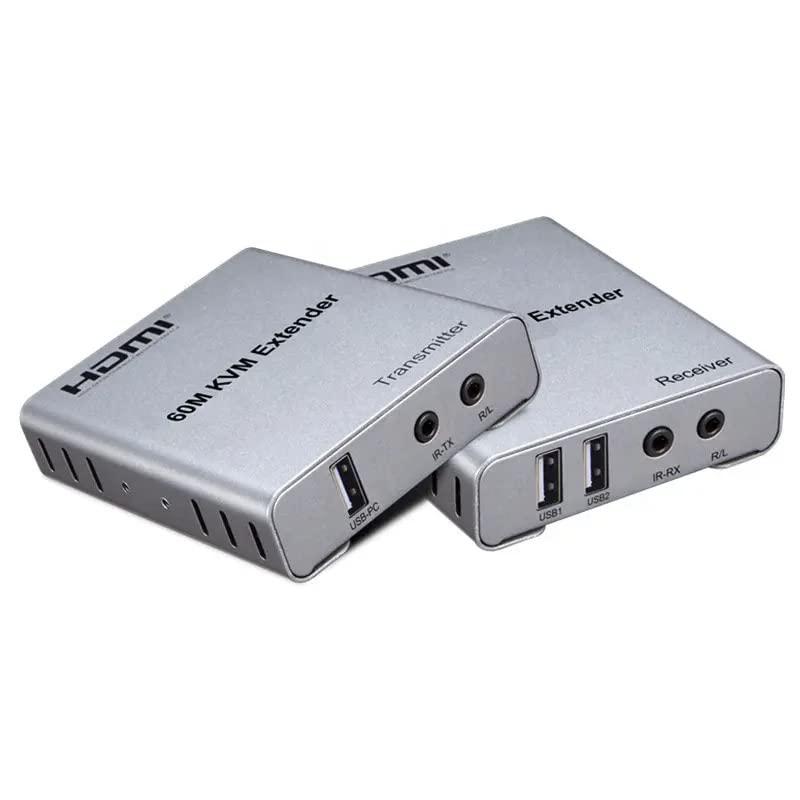 EXTENDER HDMI+USB KVM 60M WITH POWER BY LAN