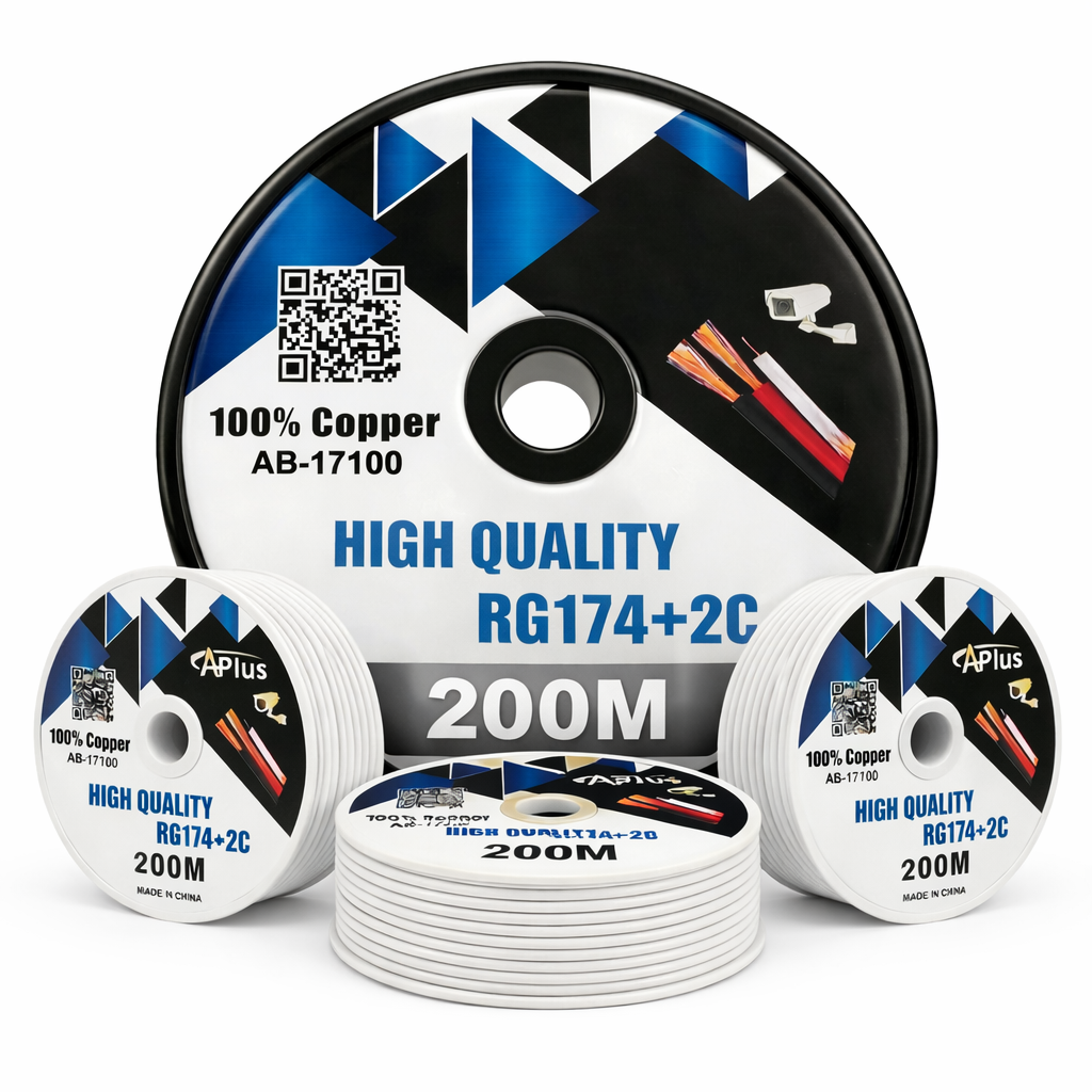 CABLE COAXIAL APLUS 200M RJ174