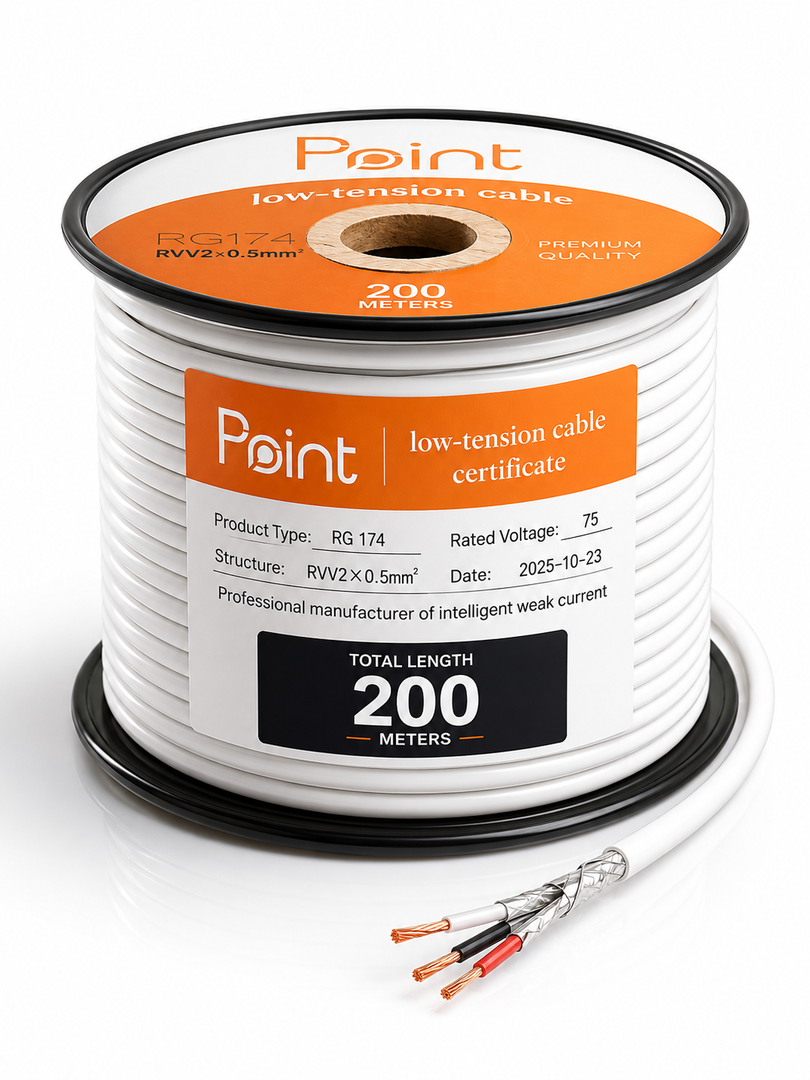 CABLE COAXIAL POINT 200M RJ174